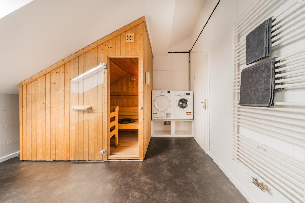 Penthouse Apartment - Sauna - Terrasse - Kamin - Ac Bécs Kültér fotó